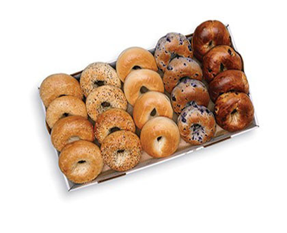 FRESH-BAKED BAGELS