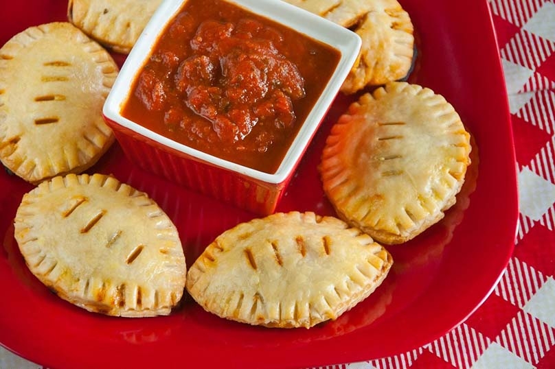 Football Pizza Pockets