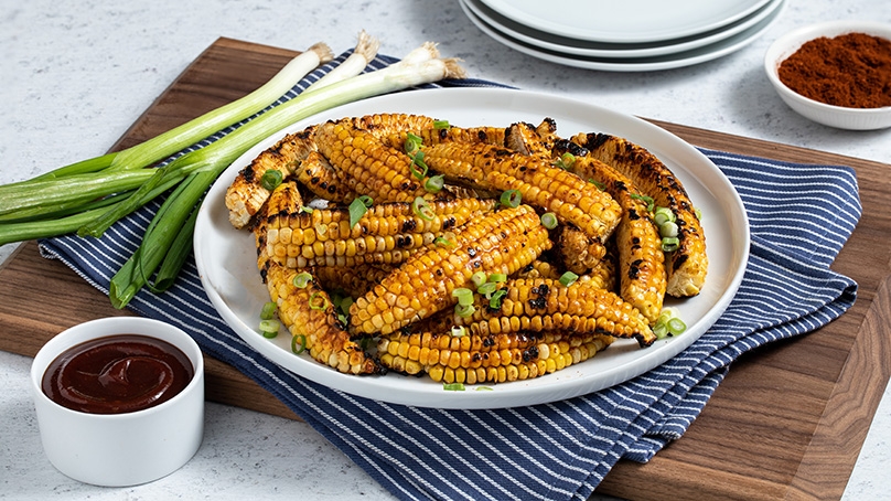 Grilled BBQ Corn Ribs  