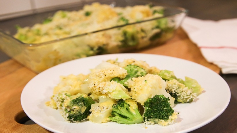 Cauliflower, Broccoli and Cheese