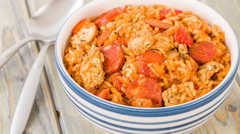 Jambalaya with Rotisserie Chicken