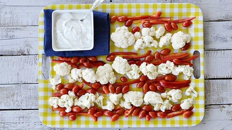 Patriotic Veggie Tray