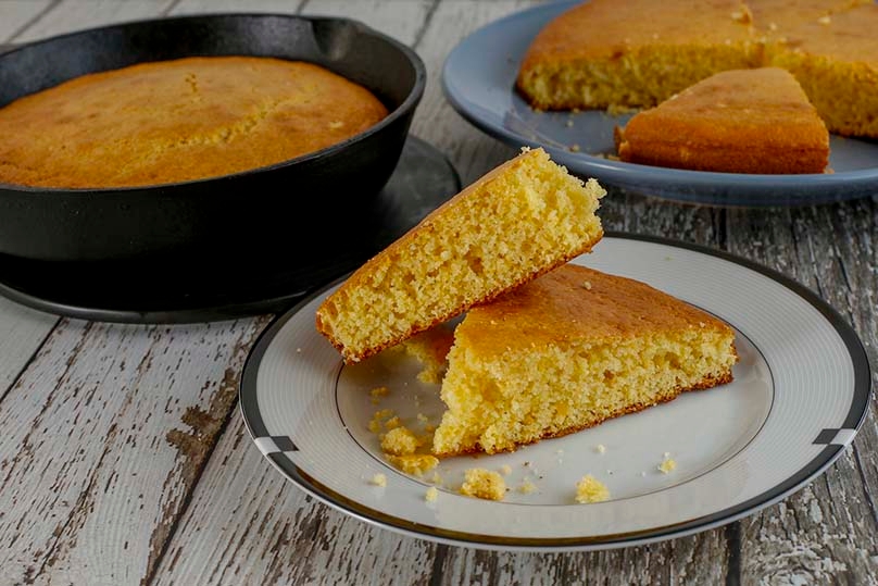 Grilled Skillet Cornbread