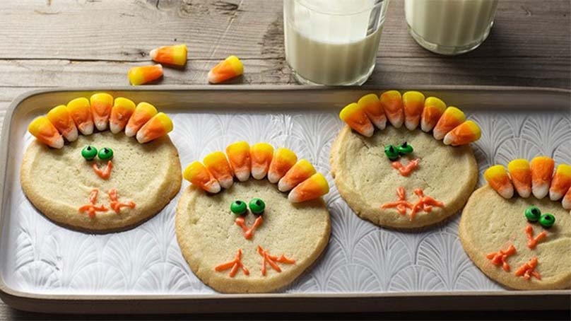 Thanksgiving Turkey Cookies