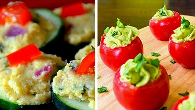 Cucumber and Tomato Mini Appetizers | Charcuterie Board Idea | Food Lion