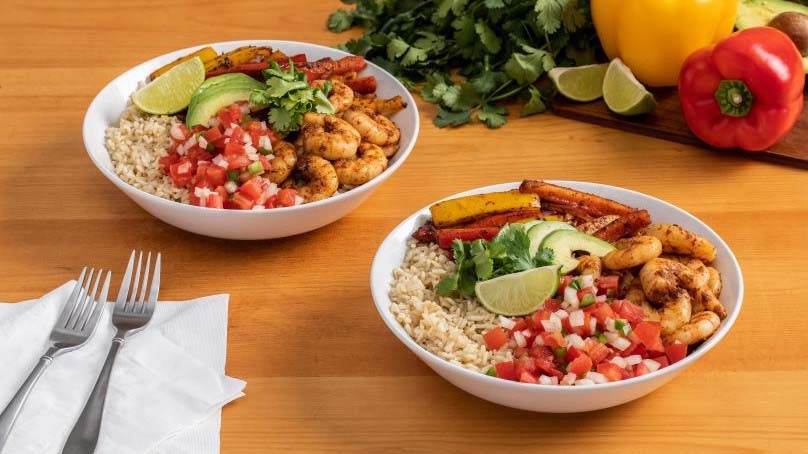 Zesty Shrimp Fajita Bowls