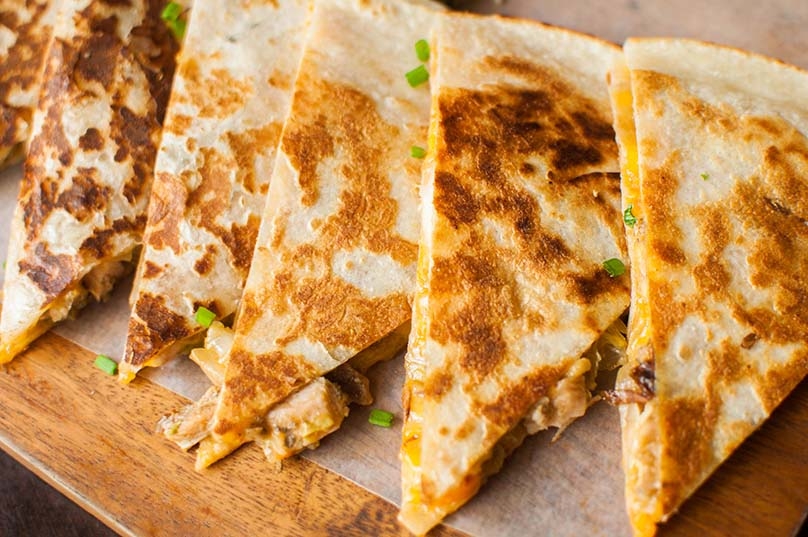 Barbecue Chicken Quesadillas