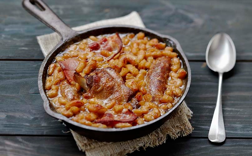 Skillet Frank & Beans