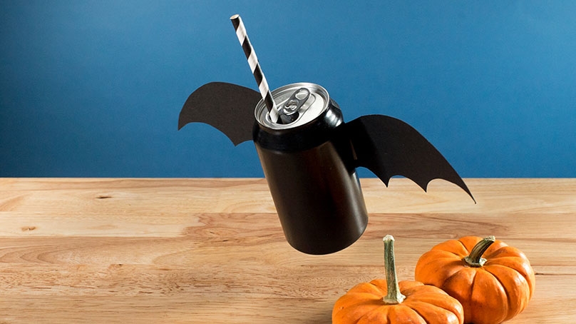 Fun and Easy Kids Vampire Bat Can Craft