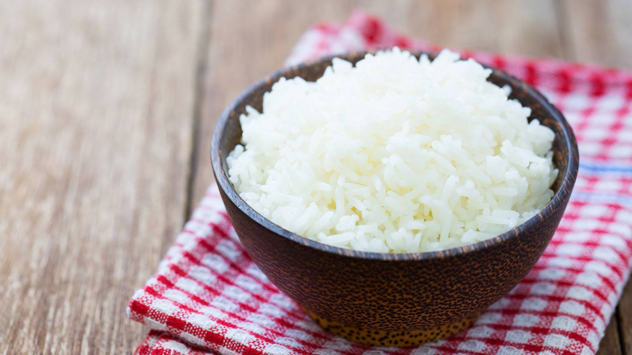 Rice in bowl