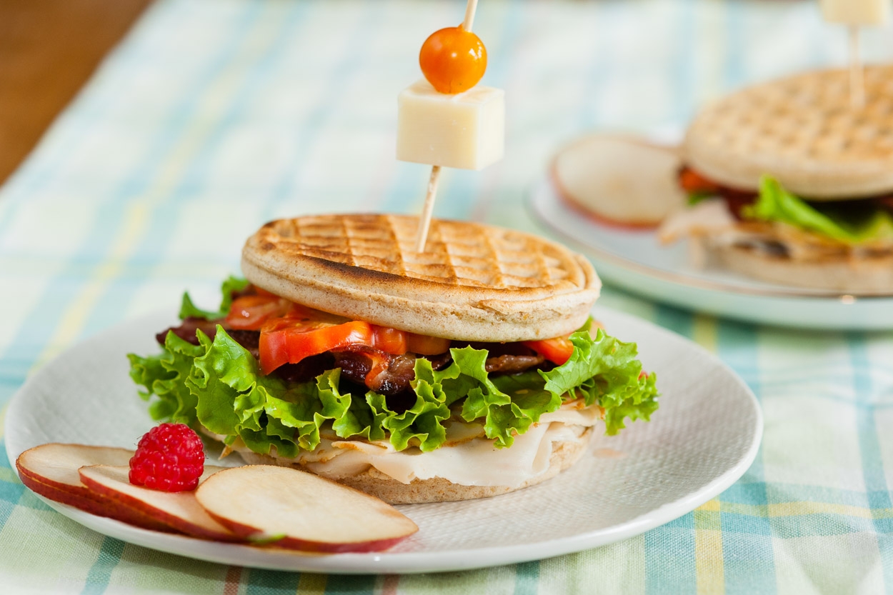 chicken blt waffles