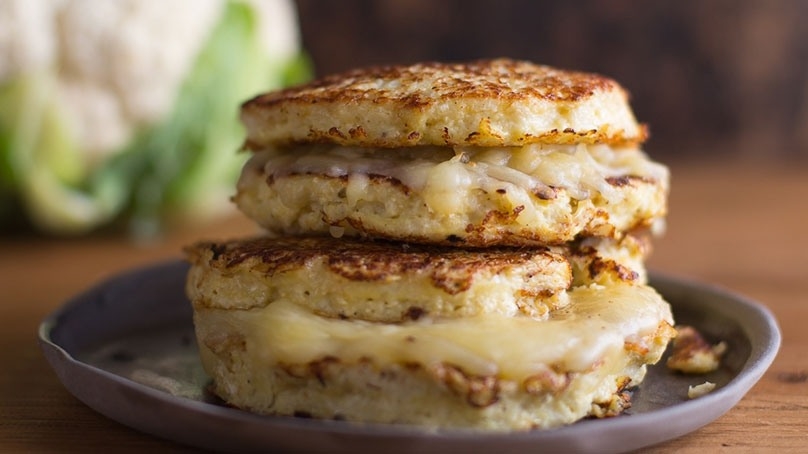 Cauliflower Grilled Cheese