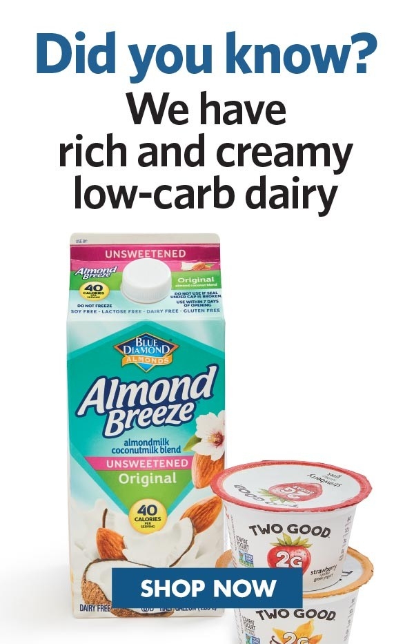 Did you know? We have rich and creamy low-carb dairy